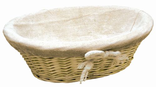 [53004025] BANNETON OVAL AVEC TOILE 32X24CM HAUTEUR 9,5CM - PAN12