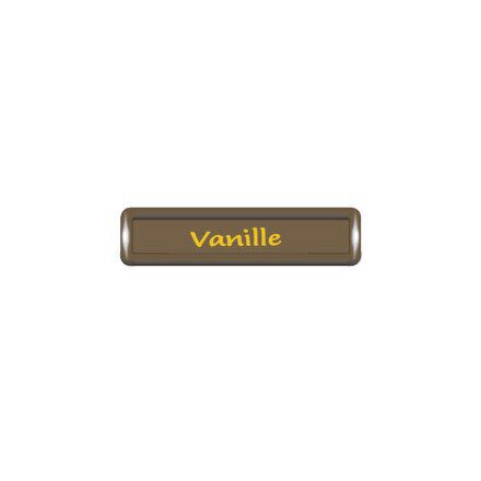 [08034162] +1054190 PLAQUETTE EN CHOCOLAT  "VANILLE"   5X1.2CM  150PCES ***S/CDE***
