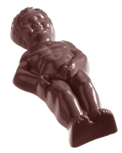 [70409457] MANNEKE PIS CW1138 3X3 CHOCOLATE MOLD -- 22GR
