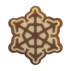 [08057270] 065079 PCB FLOCONS CB PREMIÈRE ÉTOILE 10 DESIGNS 2,5 CM 150PCES ***S/CD***