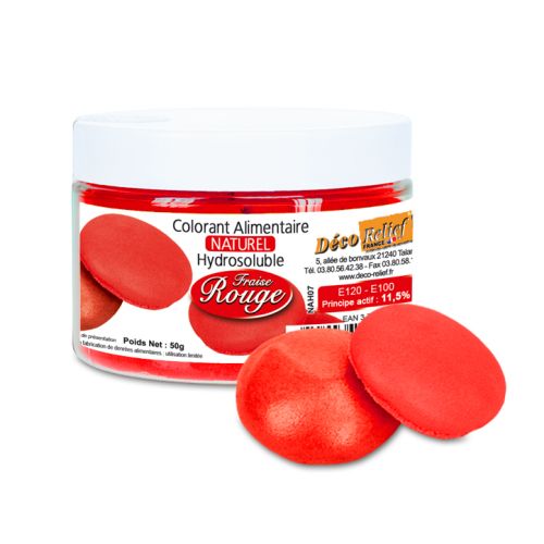 [07054012] INTENS KLEURSTOF ROOD AARDBEIEN NAH07 50GR