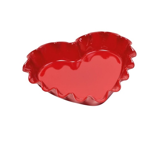 [57690023] EMILE HENRY MOULE COEUR CANNELE G.CRU 33X29CM-ROUGE
