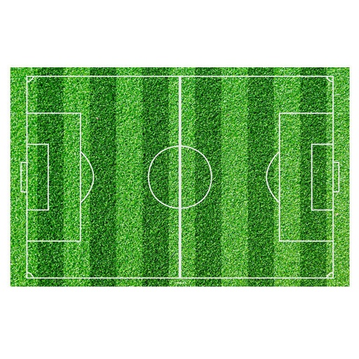 [08041700] TERRAIN DE FOOT EN SUCRE 20X30CM