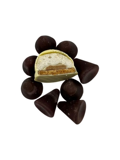 [11010513] CHOCOLADE ZOENEN WIT CUBERDONS 48 x +/-33G