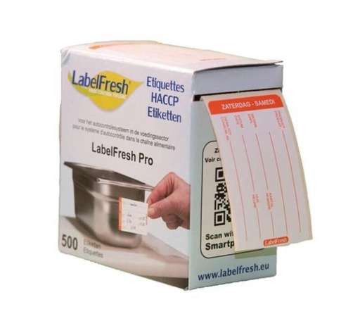 [70409741] LABELFRESH *PRO* 500 ETIQUETTES 70X45MM  "SAMEDI"