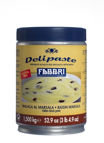 [07062040] FABBRI DELIPASTA AROME ZABAYONE MARSALA 1.25KG AVEC ACCISES