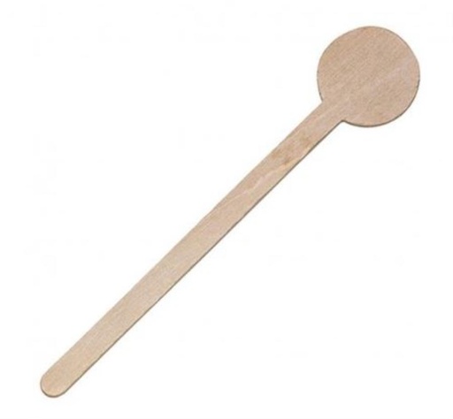 [25101114] 210STIRBOIS10 HOUTEN SPATEL ROERSTAAFJE 10 CM ROND UITEINDE 500 STUKS