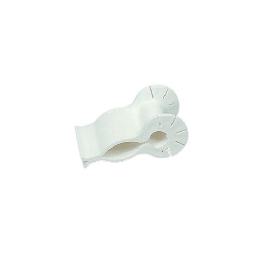 [43606028] WHITE MULTI-POSITION FLAT CLIPS PACK OF 25 PCES