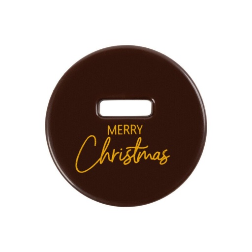 [08054973] 2015593 SPHÈRE AVEC FENTE MERRY CHRISTMAS 5,5CM 55PCS ***S/CDE***