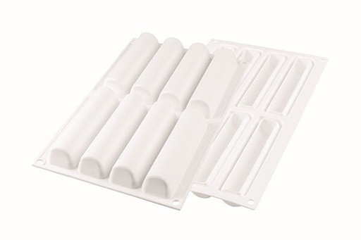 [51657270] SILIKOMART - MOULE SILICONE - CYLINDRE 75 D126X27 HT27+TRAYS +CUTTER