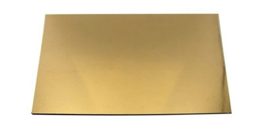 [27665404] RECHTHOEKIGE GOUDKLEURIGE DOOS 15.5X22CM