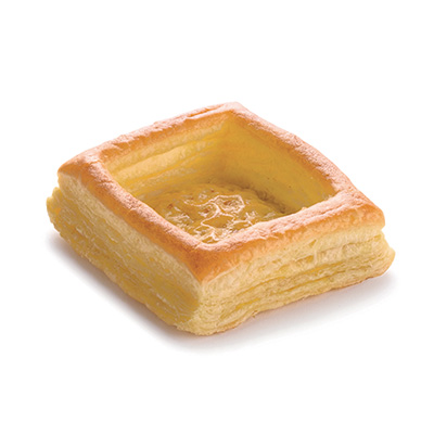 [04030102] PIDY BOUCHEE VIDE FEUILLETE CARRE QUATTRO8X8X3.2CM  48 PCES