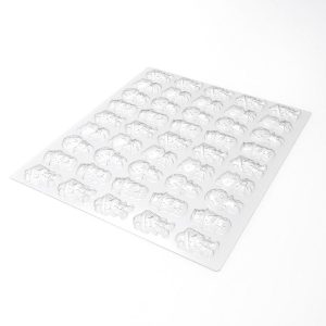 [08058003] 074329 PCB MOULES FRITURE NOËL KAWAÏ PR 540 P. 4 DESIGNS 4,5X3 CM P. 0,7 CM 12PCES ***S/CD***