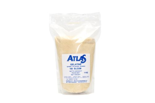 [03031070] ATLAS FOOD GELATINE POWDER 180 BLOOM 1KG