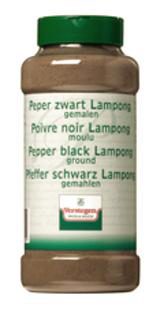 [05100225] VERSTEGEN ZWARTE PEPER GEMALEN LAMPONG 475G = POT
