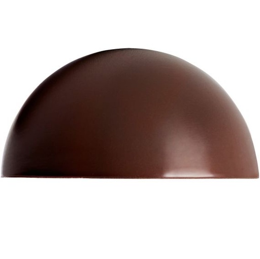 [08021049] MONA LISA DOME  CHOCOLAT NOIR 65MM 28PCES