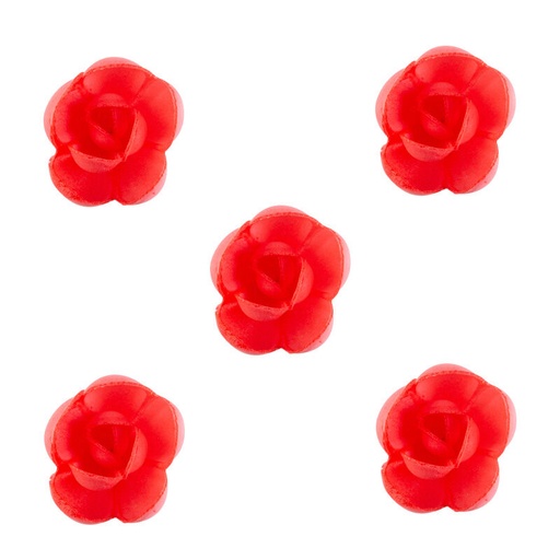 [08034304] 1049345 ROSE ROUGE PETITE LOLA 3CM 50PCES ***S/CDE***