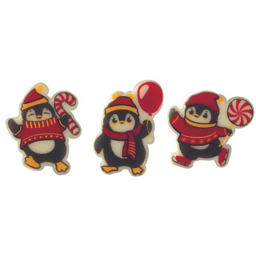 [08056237] 087130 PCB KLEINE PINGUÏNS WC CHILLY 3 ONTWERPEN 168STKS ***OP/ORDER***