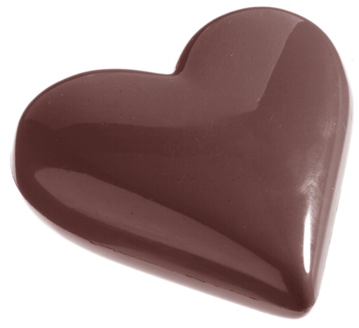[70410610] MOULE À CHOCOLAT COEUR 9,5CM CW2157 17.5X27.5CM 1X5 118GR