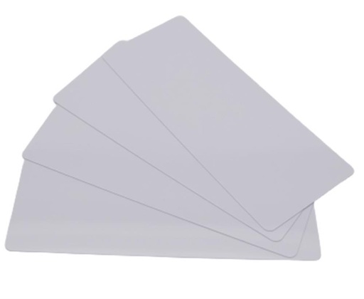 [57665018] EDIKIO CARTES PVC LONGUES BLANCHES -  150X50MM0,50MM -5X100 PCES  0,50MM -POUR FLEX