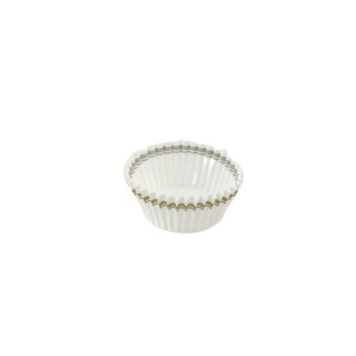 [24503065] NR1201GOUD WIT PAPIEREN TAARTSCHAALTJE 110/60/ 25MM FOST+ INBEGR. 1000 STUKS = DOOS