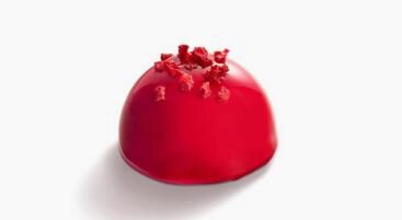 [02040238] VAMIX B439 BAVAROIS DOME COEUR DE FRAMBOISE 12X85G
