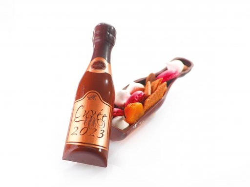 [08056783] 060597 PCB MOULES DEMI-BOUTEILLES DE CHAMPAGNE POUR 10 PIÈCES 17,5X5 CM 10PCES ***S/CD***