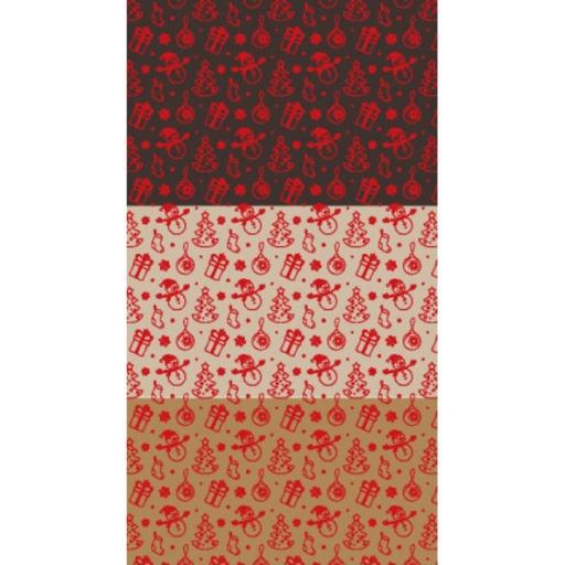 [08030814] 2046006 CHRISTMAS DESIGN TRANSFER 30 X 40CM 30PCS ***ON ORDER***