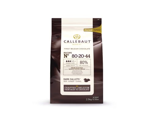 [03070118] CALLEBAUT 80-20-44-E4-U71 FONDANT CHOCOLADE "POWER80%"   CALLETS 8 X 2,5KG = ZAK***S/CDE***