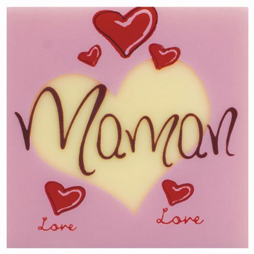 [08057184] PCB Squares WC Mom 4 cm 120pces ***s/cd***