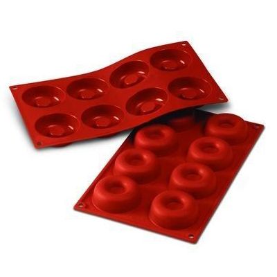 [57663816] SILIKOMART SF011 MOULE 8 SAVARIN Ø65 H 21MM 50ML ANTI-ADHESIF GN1/3 -50° À 250°