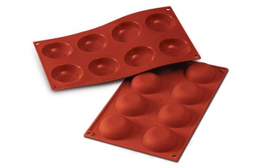 [70408216] SILIKOMART VORM ANTI-AANBAKPLAAT SF053 1/3-50°8 DONUTS DIAM 60MM H 20MM 40ML