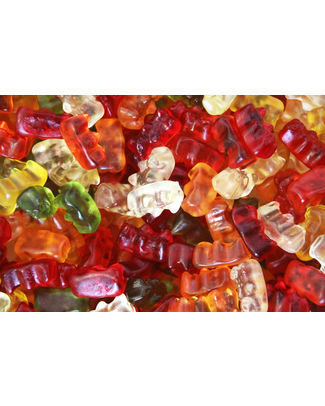 [14100168] SNOEP HARIBO BEER DRAAGT GOUD 1KG = ZAKJE