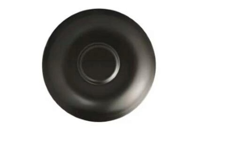[60252254] INSPIRE SOUS-TASSE CAFE NOIR MAT 14CM