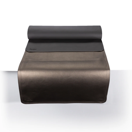 [57661396] PAVELINNI OMKEERBARE TAFELLOPER 45X120CM METALIK BRONS/GRIJS 0182/N20