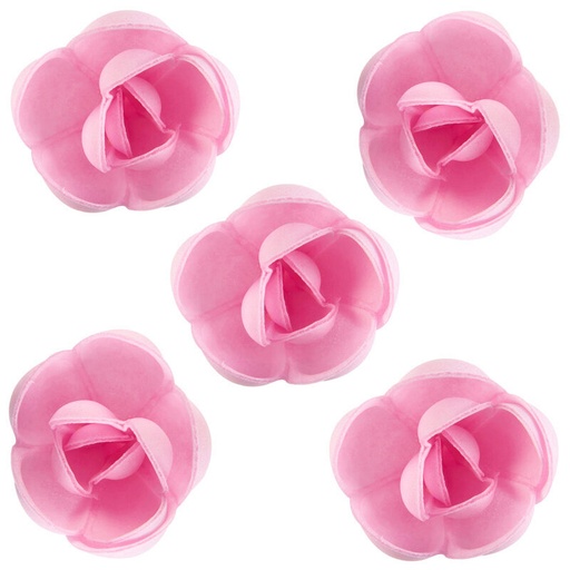 [08034309] 1049350 ROSE ROSE MOYENNE  ILLIS 4 CM 100PCES ***S/CDE***