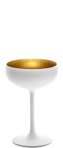 [57659469] STOLZLE VERRE OLYMPIC COUPE CHAMPAGNE BLANC/OR 23CL