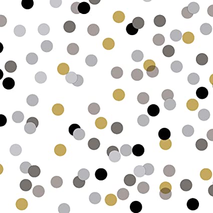 [44665158] DUNI SERVIETTES DREAM DOTS BLACK 24X24CM  PAQUET DE 20PCES
