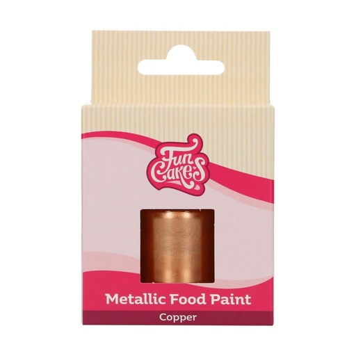 [08053790] FUNCAKES METALLIC KOPER VOEDSELVERF 30ML