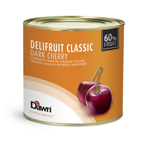[01060058] DAWN DELIFRUIT CLASSIC DONKERE KERSEN 2,7KG = BLIK