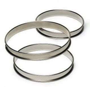 [51704223] MF STAINLESS STEEL CIRCLE ROLLED EDGE Ø 22CM HT 2.7CM