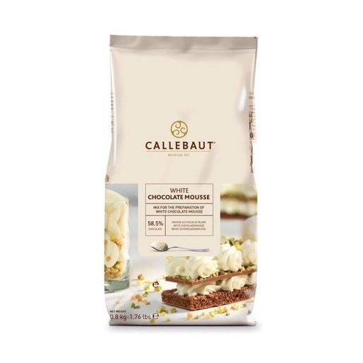 [03070162] CALLEBAUT CHW-MO-W-X27 WHITE CHOCOLATE MOUSSE MIX 0,8KG