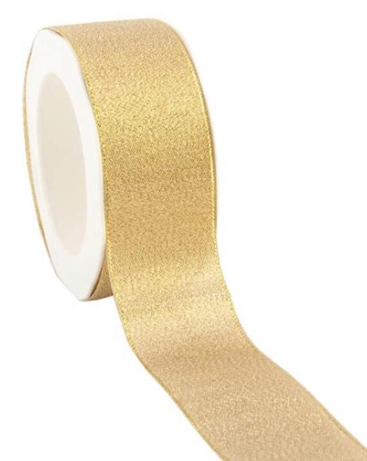 [62000238] RUBAN OR BRILLANT 38MM 20M