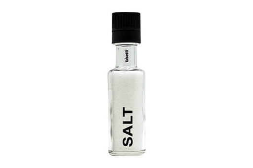 [57667000] BISETTI SALT MILL BOTTLE "SALT" 16.5CM