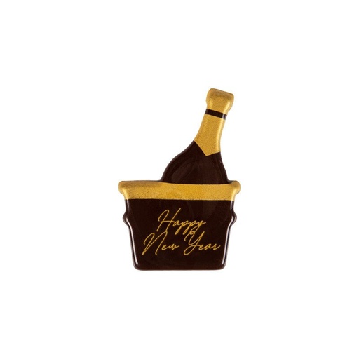 [08054936] 14827 CHAMPAGNEFLES MET IJSEMMER HAPPY NEW YEAR 3,5X5,1CM 120STKS ***OP BESTELLING***