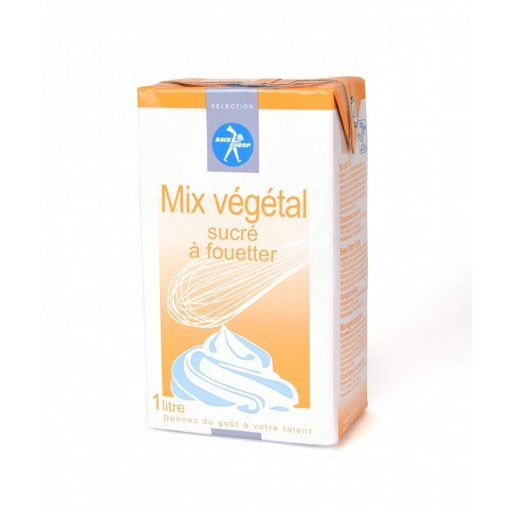 [06100006] MIX CREME VEGETAL SUCRE BACK EUROP BRIQUE JAUNE 1L