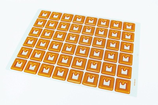 [08057294] 065113 PCB BLISTERS BOUCLES DE CEINTURE SOIT 96 EMPREINTES 4X4 CM 2PCES ***S/CD***