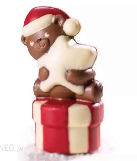 [54418692] 3D THERMOFORM BEAR MOLD ON GIFT 67X54MM HT 105MM 90GR