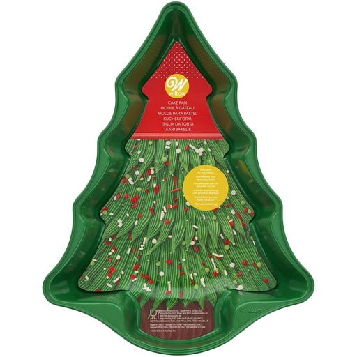 [08053611] WILTON MOULE A GATEAU SAPIN 37,5 X 23 CM