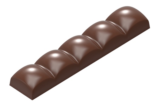 [70409545] MOULE À CHOCOLAT BATON CARRÉ ROND LISSE CW1899 1X8 -- 36.5GR